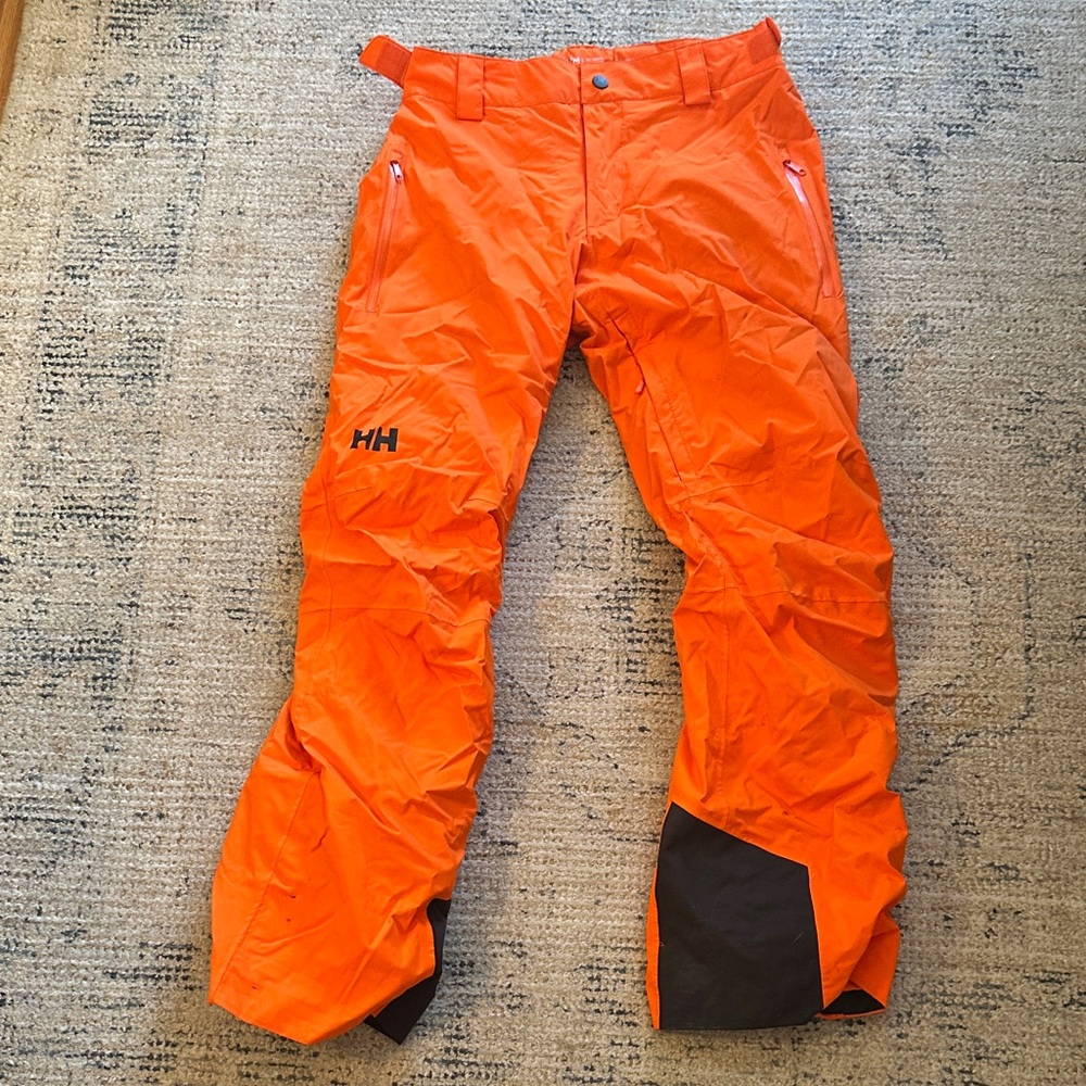 Helly Hansen Vibrant Orange Snow Pants